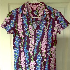Lilly Pulitzer short sleeve polo shirt